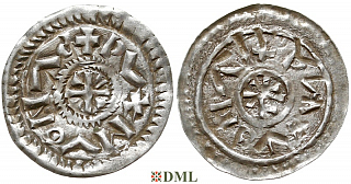Денарий, Венгрия, Hg. Geza I (1064-1074)