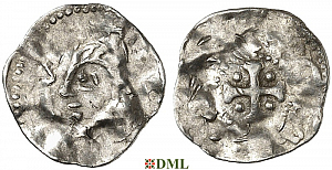 Обол, Германия, Верхняя Лотарингия, Dietrich II (1006-1047), м.д. Metz, Dbg. 24