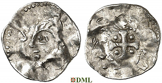 Обол, Германия, Верхняя Лотарингия, Dietrich II (1006-1047), м.д. Metz, Dbg. 24