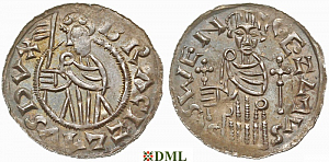 Денарий, Чехия, Богемия, Břetislav I (1034-1055), Šmerda 1996, 150