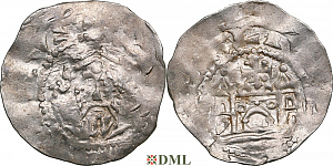 Денарий, Германия, Франкония, Luitpold (1051-1059), м.д. Mainz, Dbg. 807