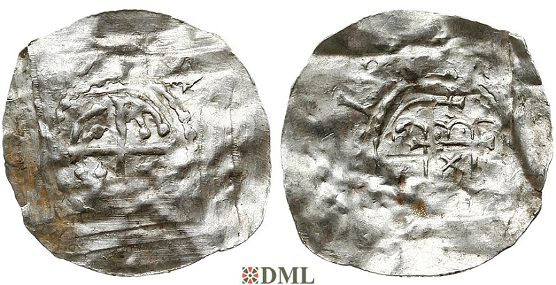 Денарий, Германия, Швабия, B. Ulrich II (1025-1040), м.д. Basel, Dbg. 979