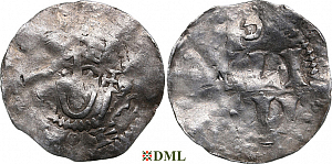 Денарий, Германия, Нижняя Лотарингия, Hendrik III (1039-1056), м.д. Zaltbommel, Ilisch 2000, 4.17