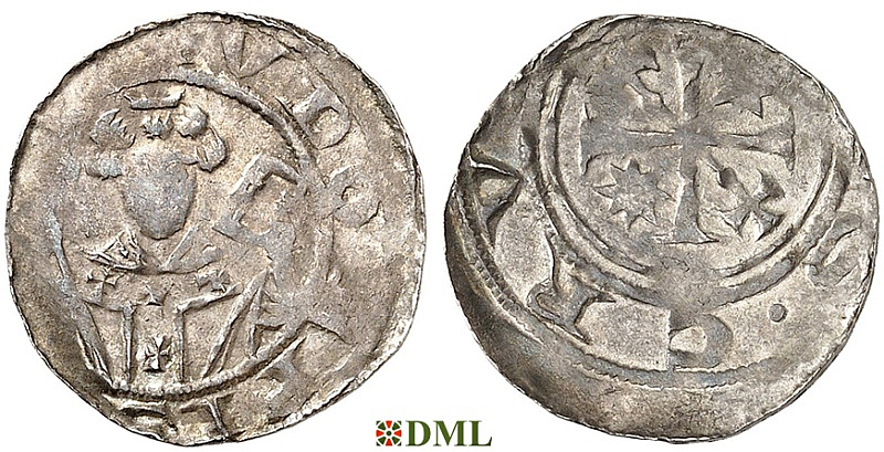 Денарий, Германия, Саксония, Udo von Gleichen-Reinhausen (1079-1114), м.д. Hildesheim, Dbg.