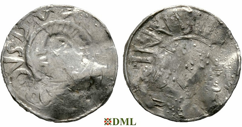 Денарий, Германия, Саксония, Bernhard I (973-1011), м.д. Luneburg, Dbg. 585