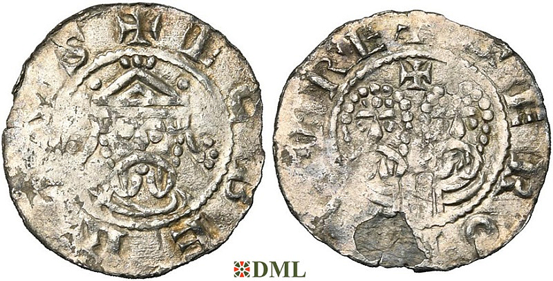 Денарий, Германия, Нижняя Лотарингия, Egbert II (1068-1090), м.д. Garrelsweer, Ilisch 2000, 22.9 
