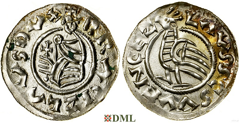 Денарий, Чехия, Богемия, Břetislav I (1034-1055), Šmerda 1996, 148a