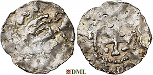 Денарий, Германия, Нижняя Лотарингия, Heinrich II (1002-1024), м.д. Vise, Ilisch 2014. 38.2