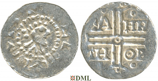Денарий, Германия, Нижняя Лотарингия, Gf. Hermann (1020-1051), м.д. Emden