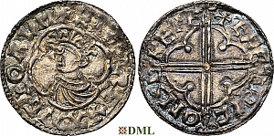 Денарий, Англия, Cnut  (1016-1035), м.д. Shaftesbury, монетарий Æthelric, North 781