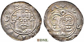 Денарий, Германия, Саксония, Heinrich IV (1084-1106), м.д. Goslar, Dbg. 680