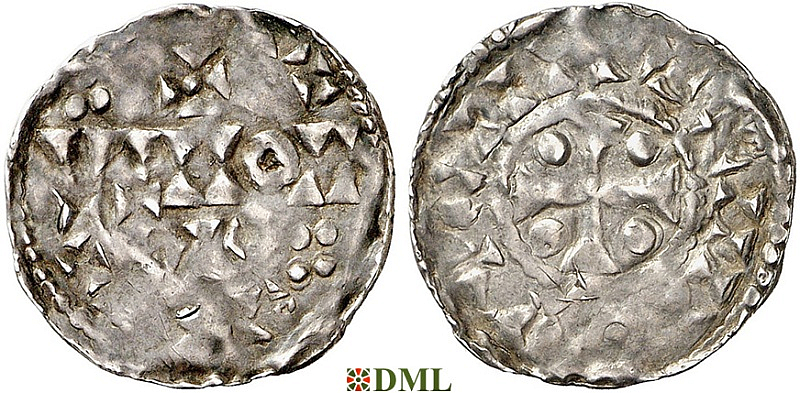 Денарий, Германия, Нижняя Лотарингия, Anonymous bishop, м.д. Brussel, Ilisch 2014, 22.9.1
