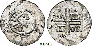Денарий, Германия, Нижняя Лотарингия, Hermann (1020-1051), м.д. Emden, Dbg. 772