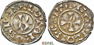 Денарий, Каролинги, Lothaire (954-986)