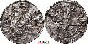 Денарий, Швеция, Anund (Jakob) Olofsson (1022-1050), монетарий -, м.д. Sigtuna, Malmer -