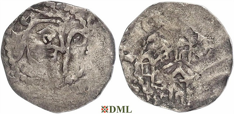 Денарий, Германия, Франкония, Anonymous bishop, м.д. Wurzburg, Dbg. 862