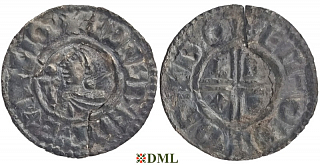 Денарий, Англия, Æthelred II (978-1016), м.д. Thetford, монетарий Boga, North 770