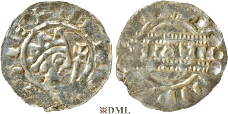 Денарий, Германия, Нижняя Лотарингия, Bruno III (1050-1057), м.д. Leeuwarden, Ilisch 2000, 21.14