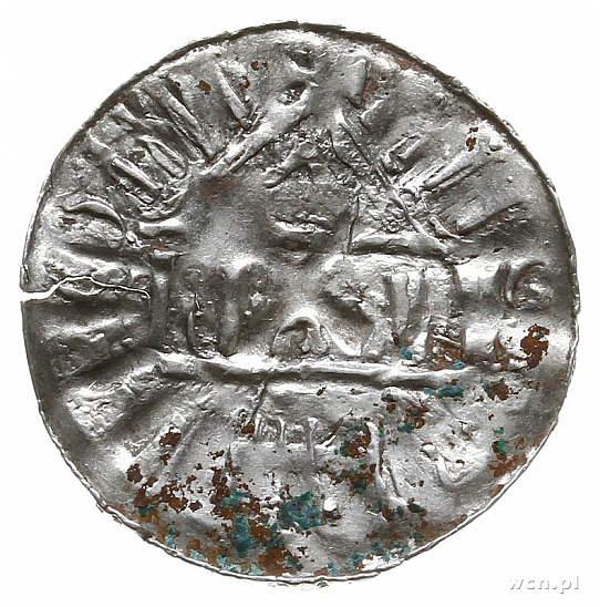 Денарий, Германия, Саксония, Anonymous bishop, Sachesnpfennig, Kilger 2000, KN 1