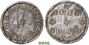 Денарий Англия, Edward (899-924/5), м.д. Wessex, монетарий Ædred, North 649