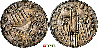 Денарий, Дания, Sven Estridsen (1047-1075), м.д. Lund, Hbg. 17