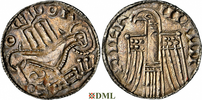 Денарий, Дания, Sven Estridsen (1047-1075), м.д. Lund, Hbg. 17