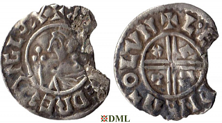 Денарий, Англия, Æthelred II (978-1016), м.д. London, монетарий Leofwine, North 770