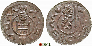 Денарий, Чехия, Богемия, Vratislav II (1061-1092), Šmerda 1996, 161