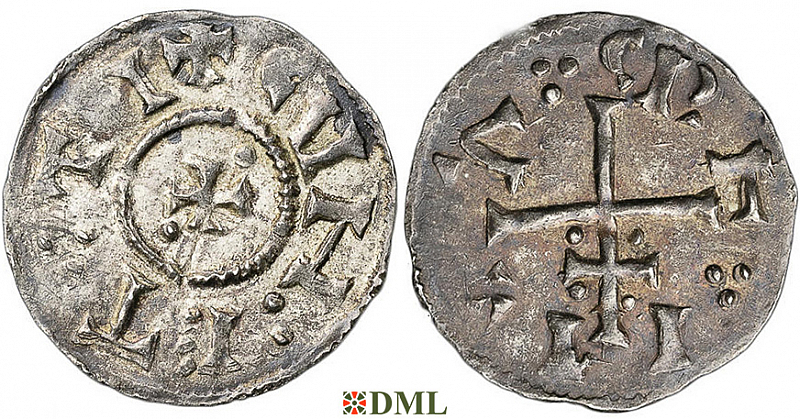 Денарий Англия, Northumbria, Siefred-Cnut-Group (898-915), м.д. York, North 507