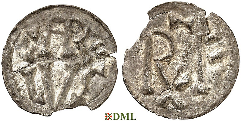 Денье, Каролинги, Charlemagne (768-814), м.д. Venise, Depeyrot 1116 B