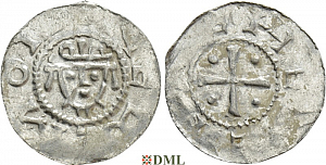 Денарий, Германия, Нижняя Лотарингия, Hermann (1059-1074), м.д. Jever, Dbg. 595