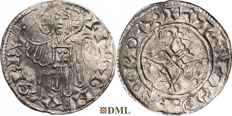 Денарий, Дания, Sven Estridsen (1047-1075), м.д. Lund, Hbg. 28