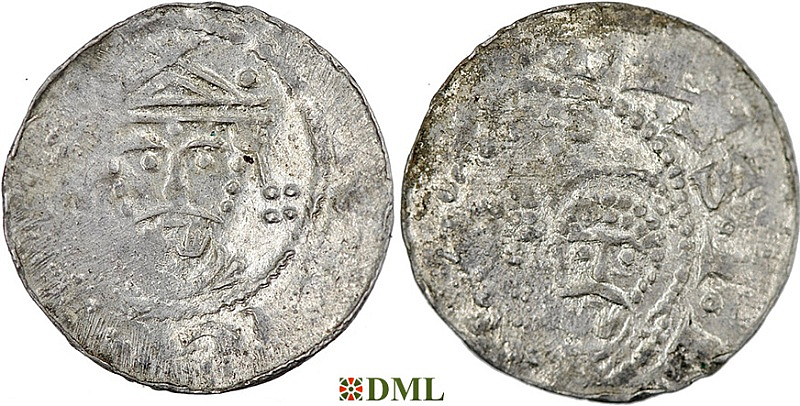 Денарий, Германия, Саксония, Heinrich III (1046-1056), м.д. Goslar, Dbg. 668