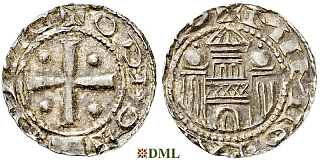 Денарий, Германия, Саксония, Anonymous bishop, м.д. Munster
