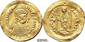 Солид, Византия, Anastase I (491-518) , м.д. Constantinople