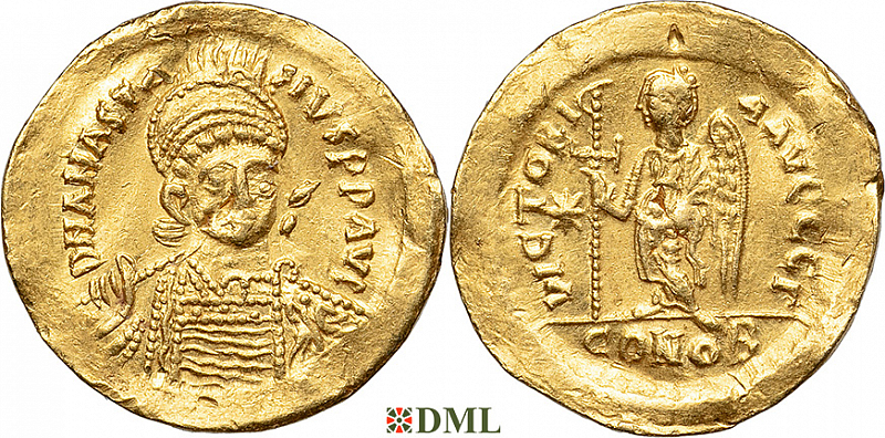 Солид, Византия, Anastase I (491-518) , м.д. Constantinople
