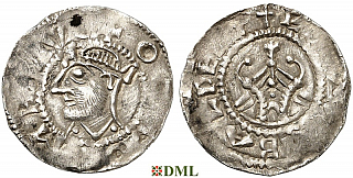 Денарий, Германия, Швабия, Erkanbald von Straßburg (965-991), м.д. Strasbourg, Dbg. 931