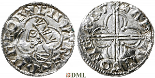 Денарий, Англия, Cnut (1016-1035), м.д. Cambridge, монетарий Ada, North 781