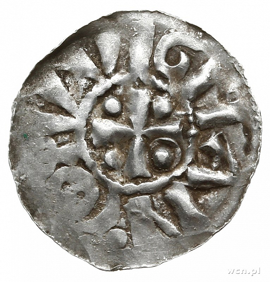 Денарий, Германия, Нижняя Лотарингия, Gf. Wichmann III (994-1016), unknown mints, Ilisch 2000, 20.2