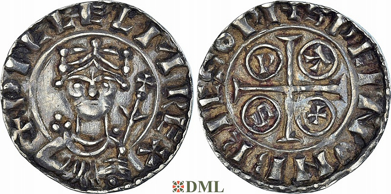 Денарий, Англия, William I (1066-1087), м.д. Bristol