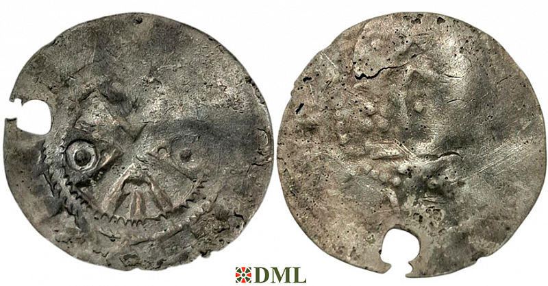Денарий, Германия, Саксония, Anonymous bishop, м.д. Goslar, Hatz V