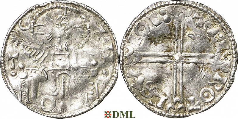 Денарий, Дания, Sven Estridsen (1047-1075), м.д. Lund, Hbg. 6