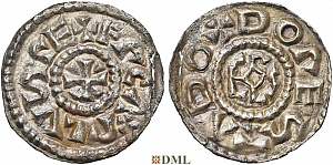 Денарий, Каролинги, Charlemagne (768-814), м.д. Dorestad