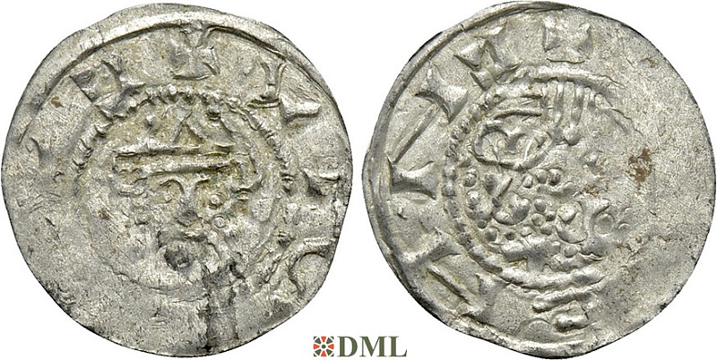 Денарий, Германия, Нижняя Лотарингия, Gf. Egbert II (1068-1090), Frisian imitations