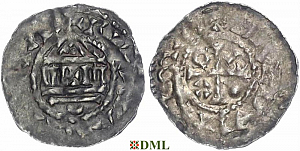 Денарий, Германия, Нижняя Лотарингия, Baldwin IV (989-1036), м.д. Brugge, Ilisch 2014, 11.6