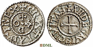 Денье, Каролинги, Eudes (887-898), м.д. Angers, Depeyrot 44