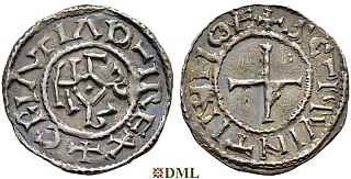 Денье, Каролинги, Charles le Chauve (840-877), м.д. Saint-Quentin, Depeyrot 906
