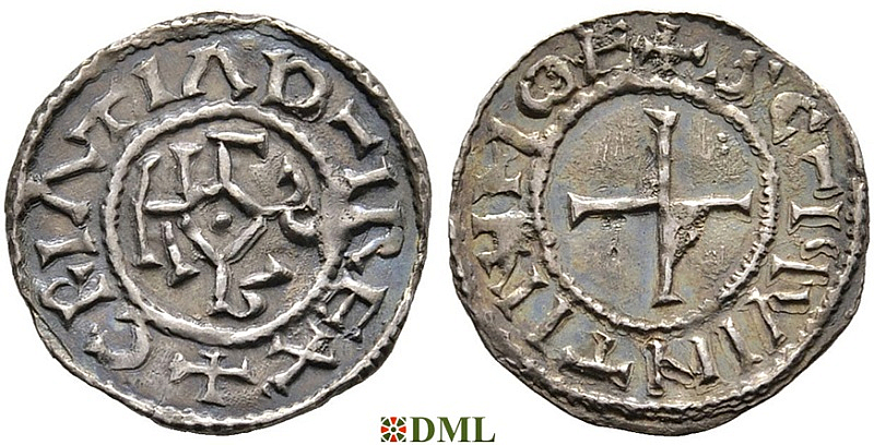 Денье, Каролинги, Charles le Chauve (840-877), м.д. Saint-Quentin, Depeyrot 906