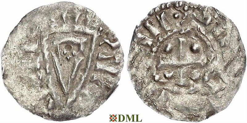 Денарий, Германия, Нижняя Лотарингия, Anonymous bishop, unknown mints, Ilisch 2000, 20.4