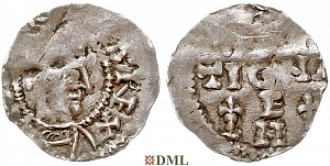 Обол, Германия, Швабия, Heinrich II (1002-1024), м.д. Strassburg, Dbg. 919